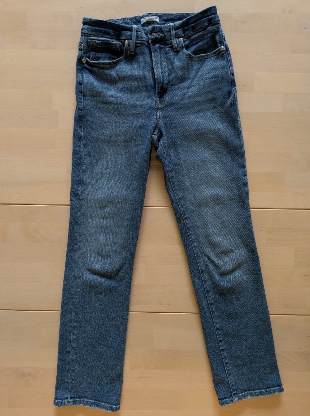 Good American Good Legs Straight Leg Indigo Size 6 or 28